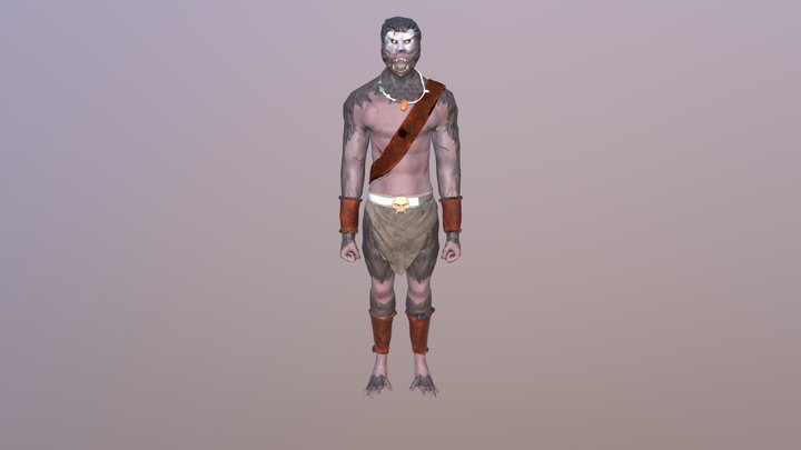 MonkeyWarrior 3D Model