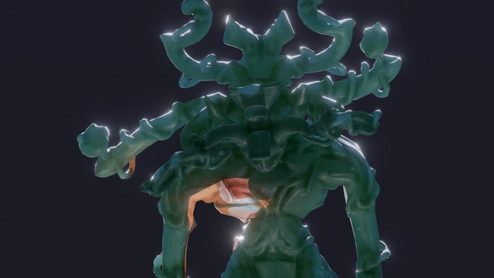 What a sad little god 3D Model