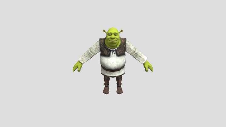 Shrek Gangnam Style 3D Model