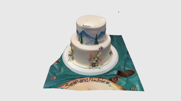 Sean and Nadelle’s Cake 3D Model