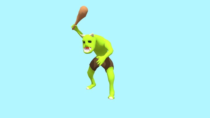Gremlin (Low-Poly) 3D Model