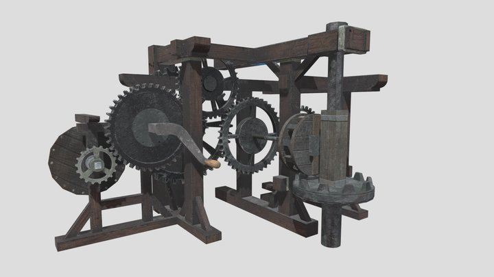 maszyna do otwierania kraty 3D Model