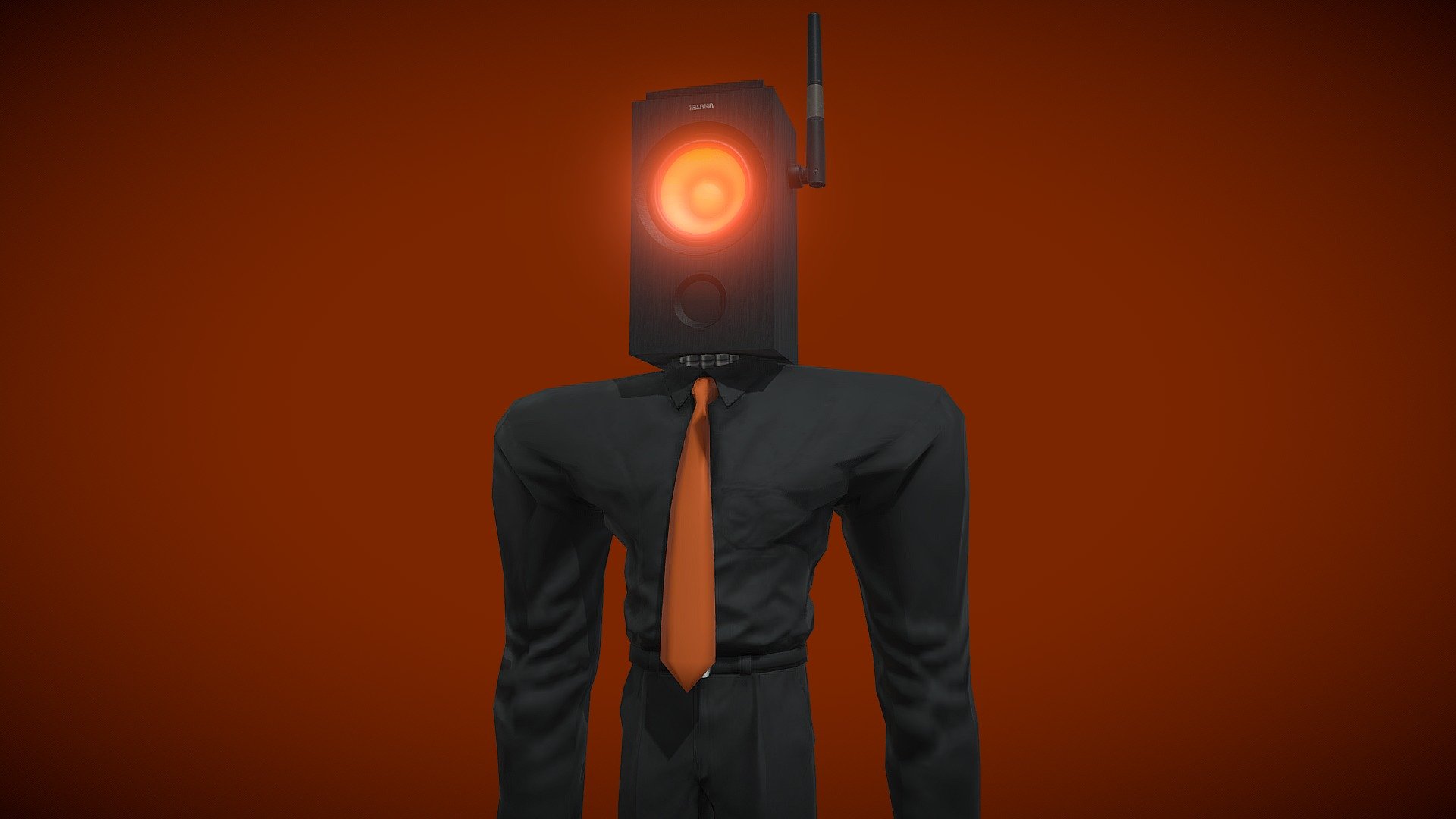 Black Large Radioman - Download Free 3D model by Elite Big Speakerman ...