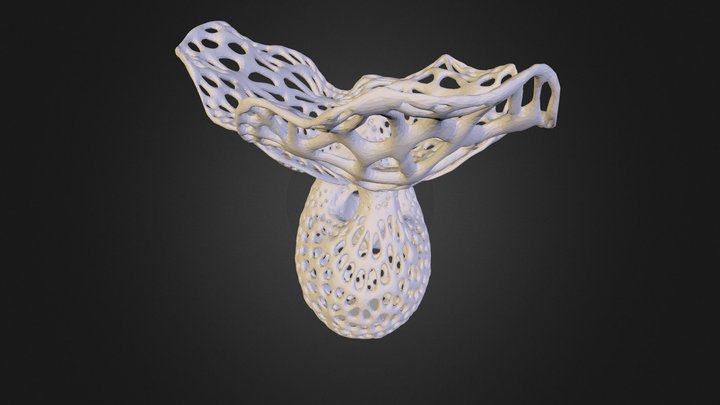 alien_egg_vase_-_math_art_by_dizingof 3D Model
