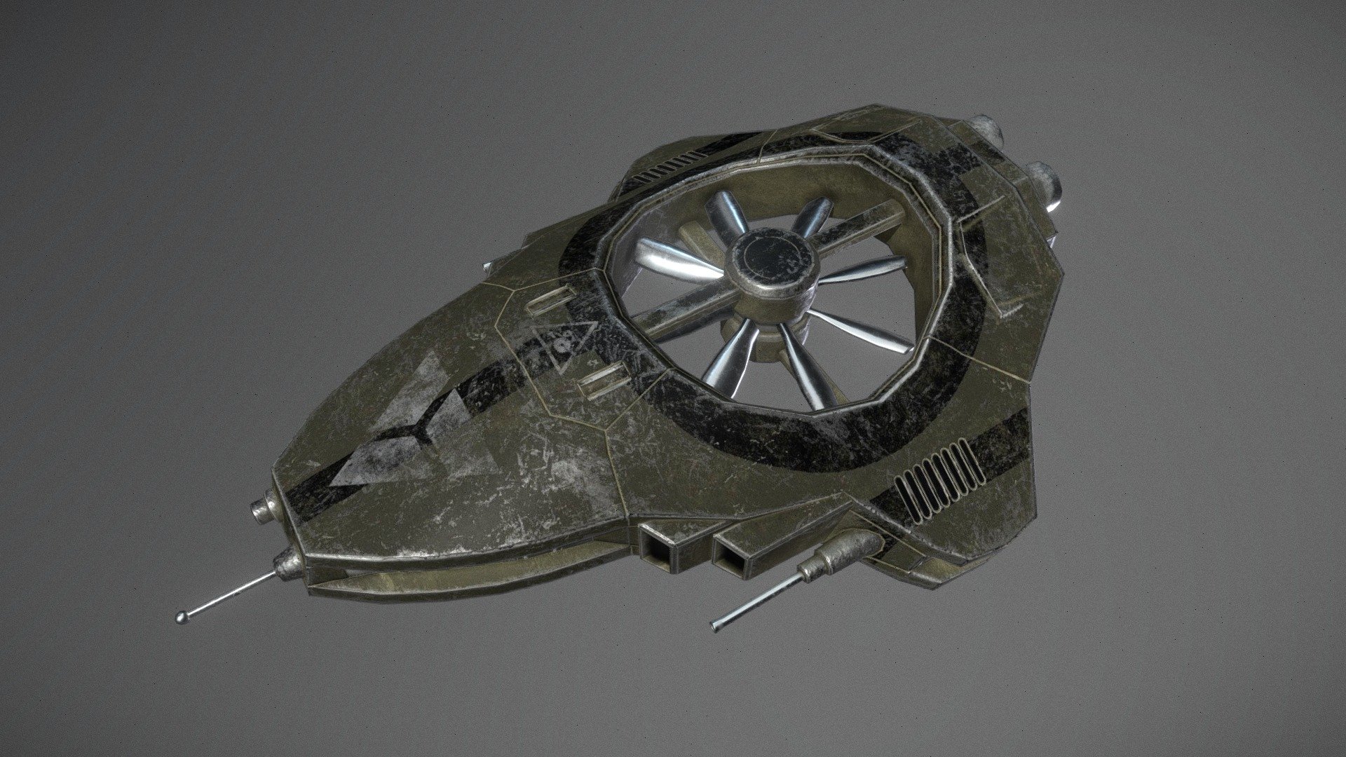 Hover Drone (game-ready) - 3d Model By Have [7bc6271] - Sketchfab