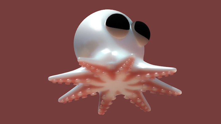 baby octopus 3D Model