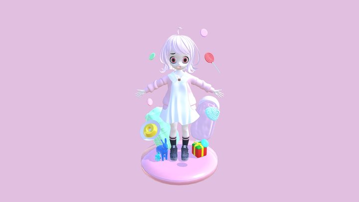 pinkshygirl 3D Model