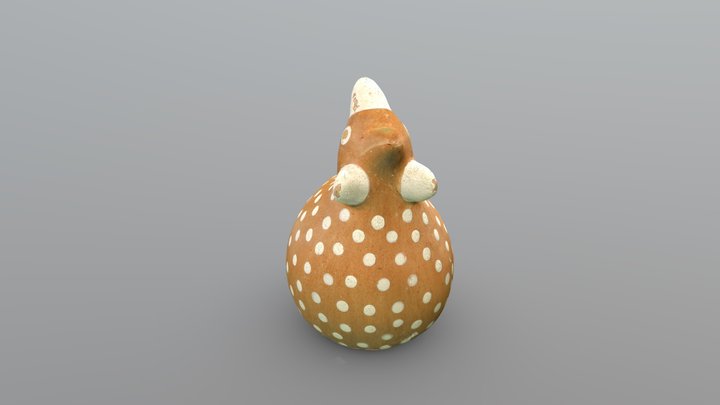 Galinha Cerâmica 3D Model