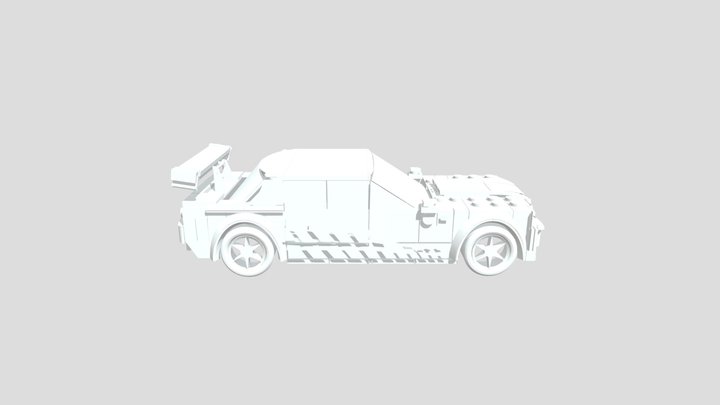 Lego GTR Skyline.obj 3D Model