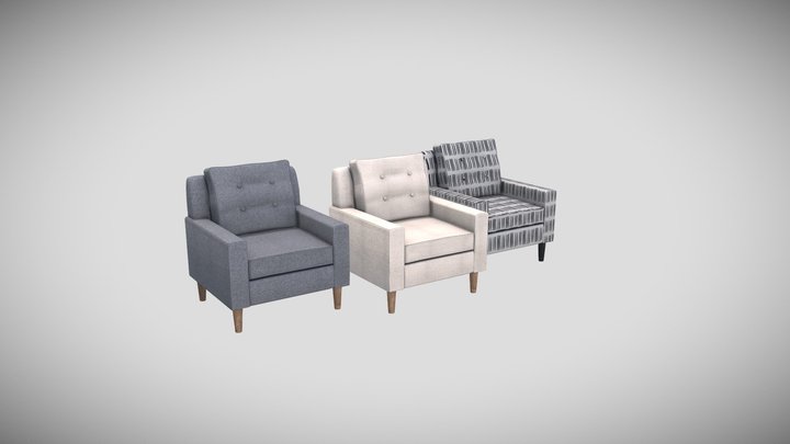 Whitney Chair 3D Model