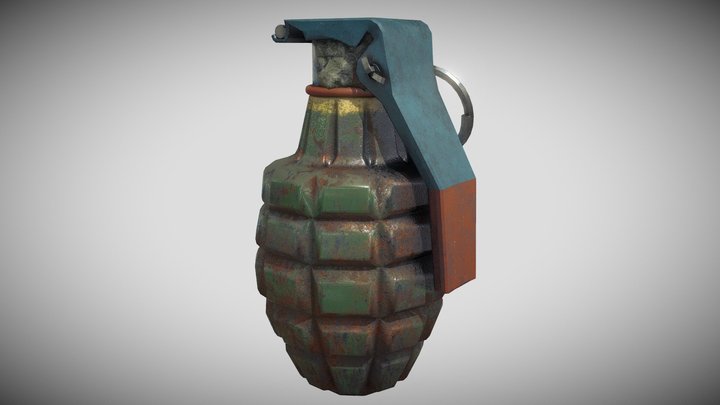 Grenade (Low Poly) 3D Model