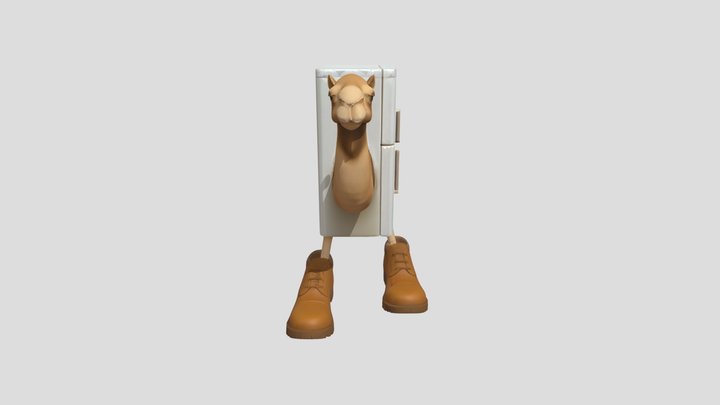 frigo camello buffo fortello 3D Model