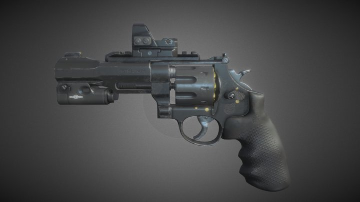 M&P R8 Smith & Wesson Revolver 3D Model