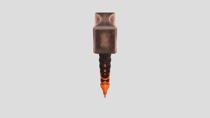 God of War Mjolnir 3D Model