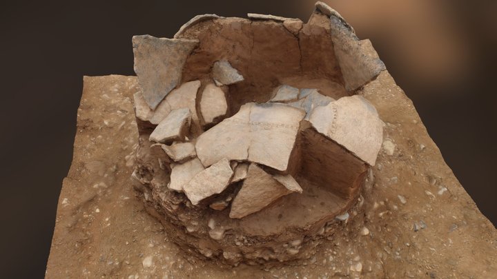 Iron Age Storage Vessel 3D Model