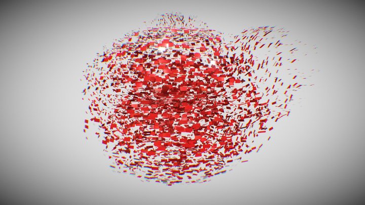 Disintegration Effect 3D Model