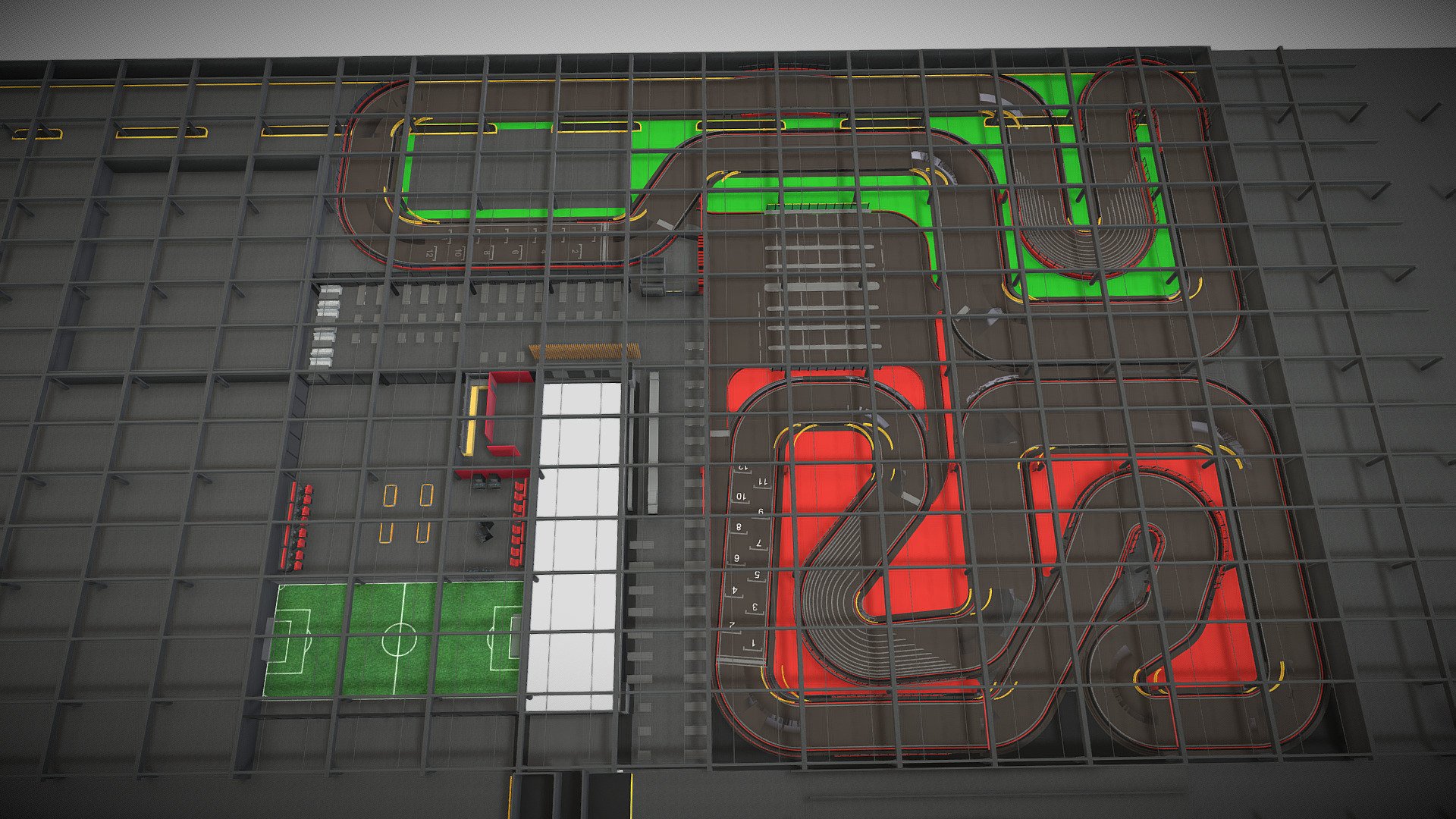 Parking V4 - 3D model by sanzaro [7bcb55a] - Sketchfab