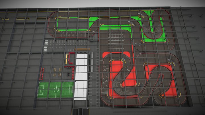Parking V4 3D Model