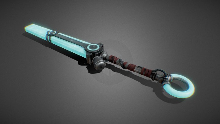 Ekko’s Sword – Fully Game-Ready PBR Model 3D Model