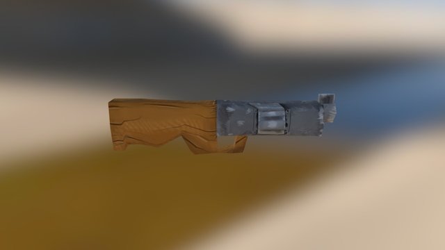 Dessert Rifle (Sketchfab Version) (3) 3D Model