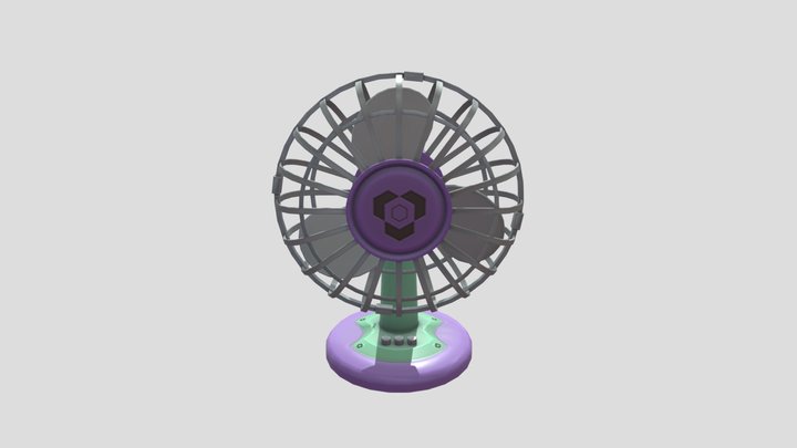 Fan Lowpoly 3D Model