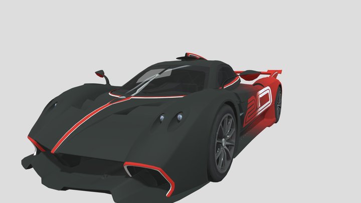 pagani huayra r 20th anniversary edition – Gratis 3D-model STL