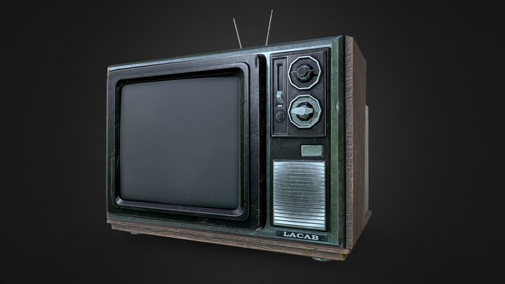 CRT TV 3D Model