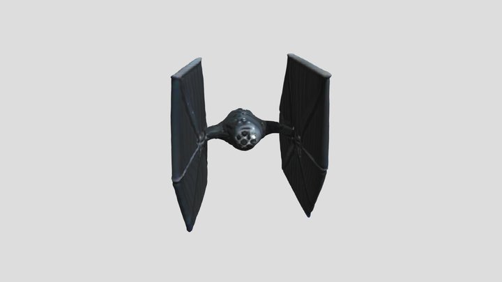 Ugly Tie Fighter 3D Model