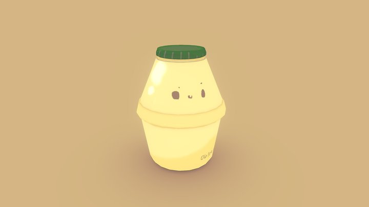 Banana Milk – Kostenloses 3D-Modell STL