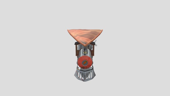 Worldskills 2024 Bunny sky train 3D Model