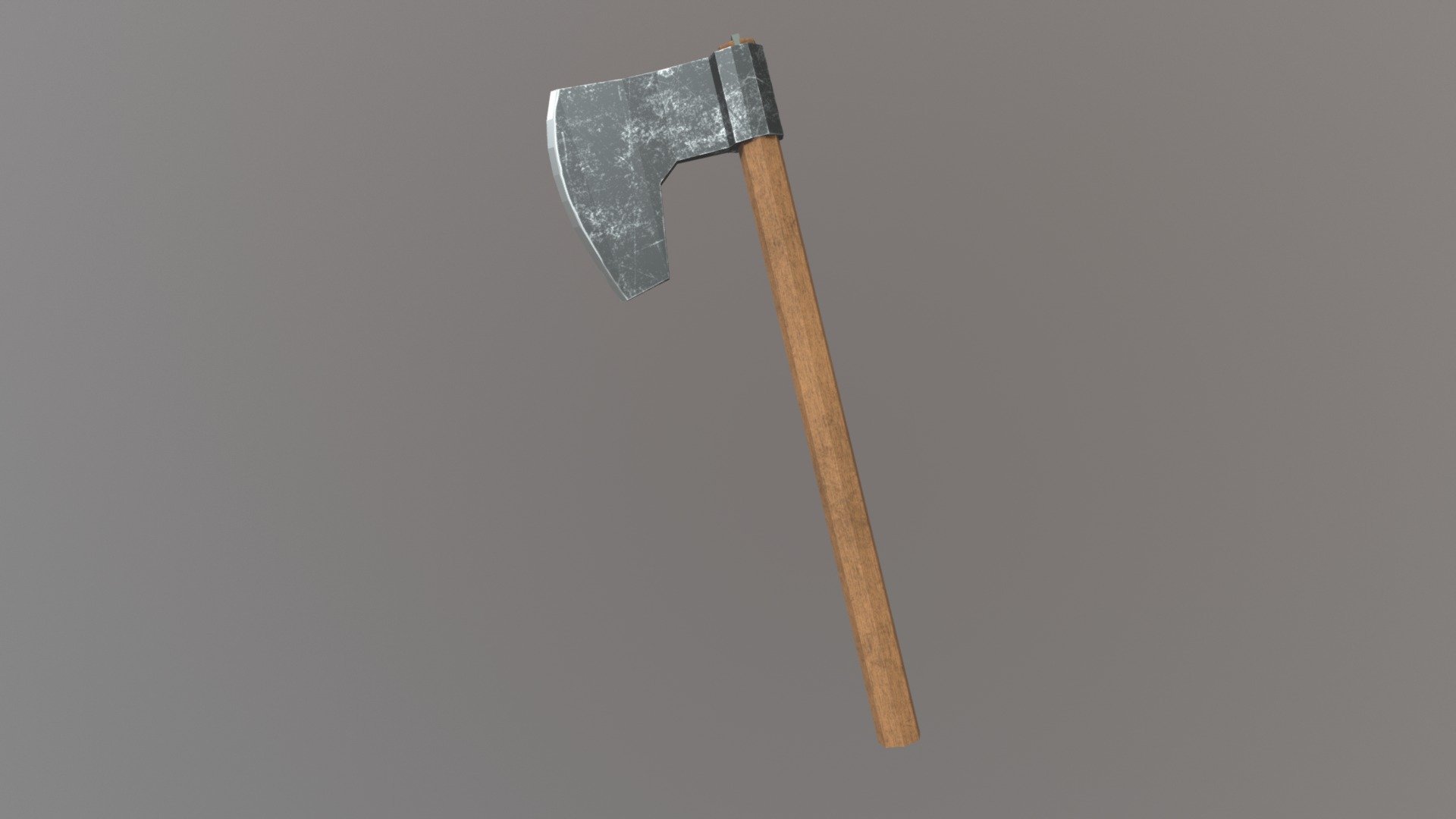 Low_Poly Viking Axe