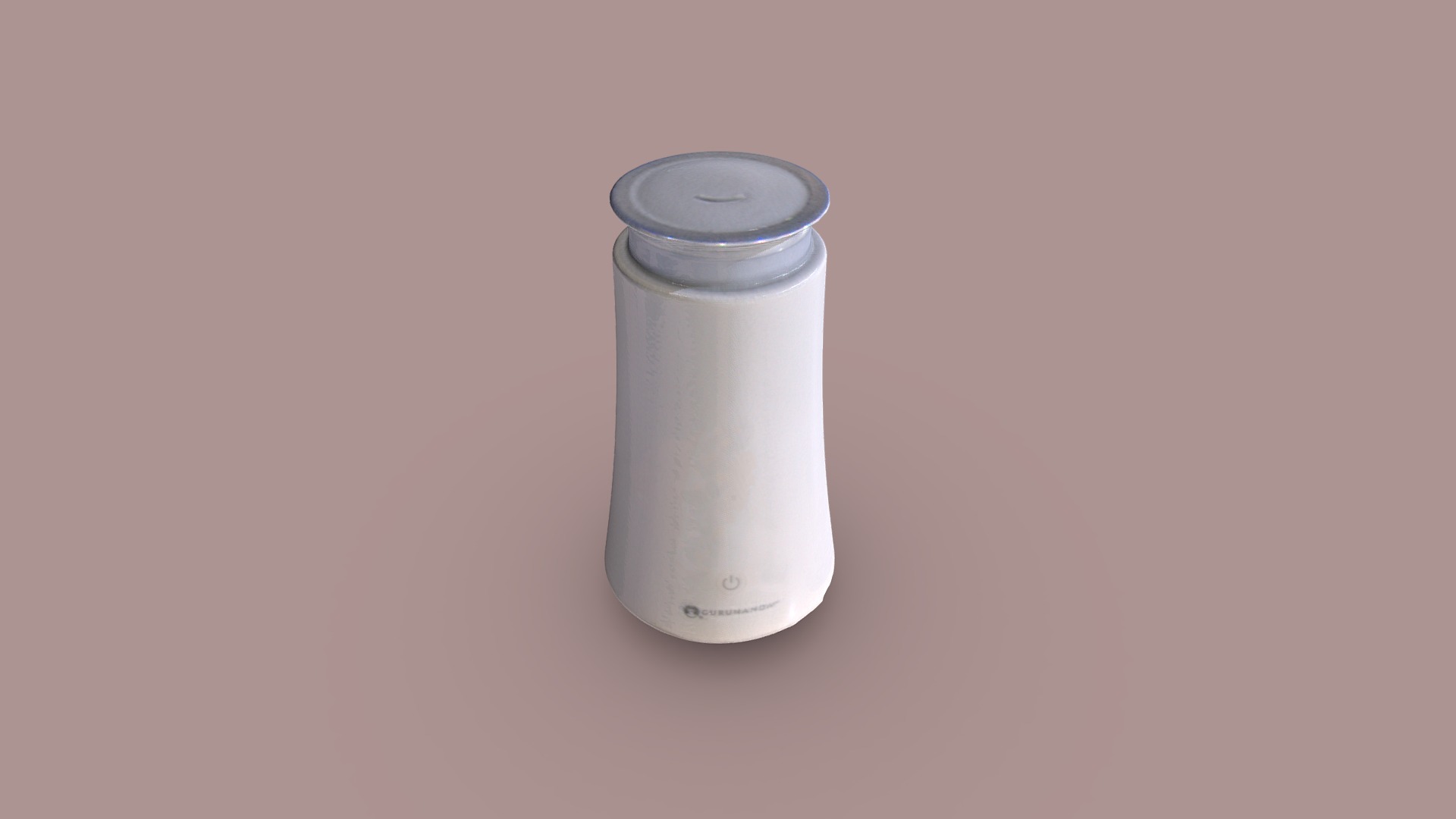 3D model Essential Oil Diffuser Tower Aromatherapy - This is a 3D model of the Essential Oil Diffuser Tower Aromatherapy. The 3D model is about a white cylindrical object.