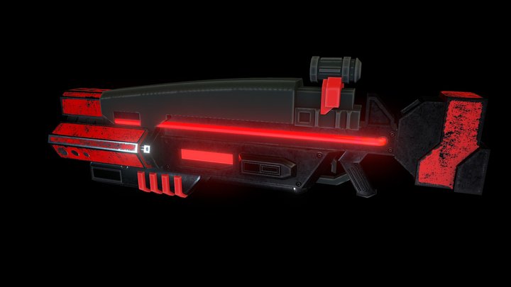 Scfi Rifle 3D Model