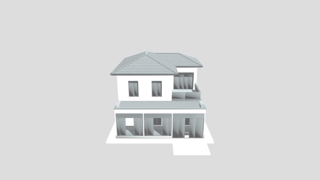 Modern Minimalist Two Storey House
