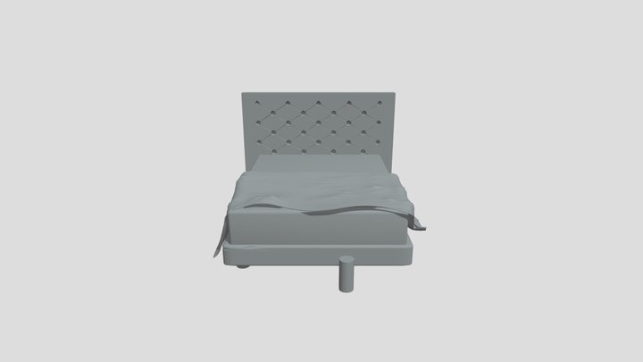 Bed.fbx 3D Model