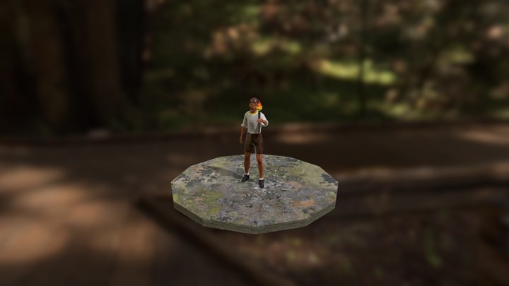John en la selva 3D Model