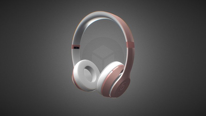 Beats Solo3 Wireless for Element 3D 3D Model