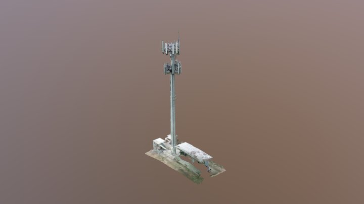 Telecommunications Tower - 3D Mesh 3D Model