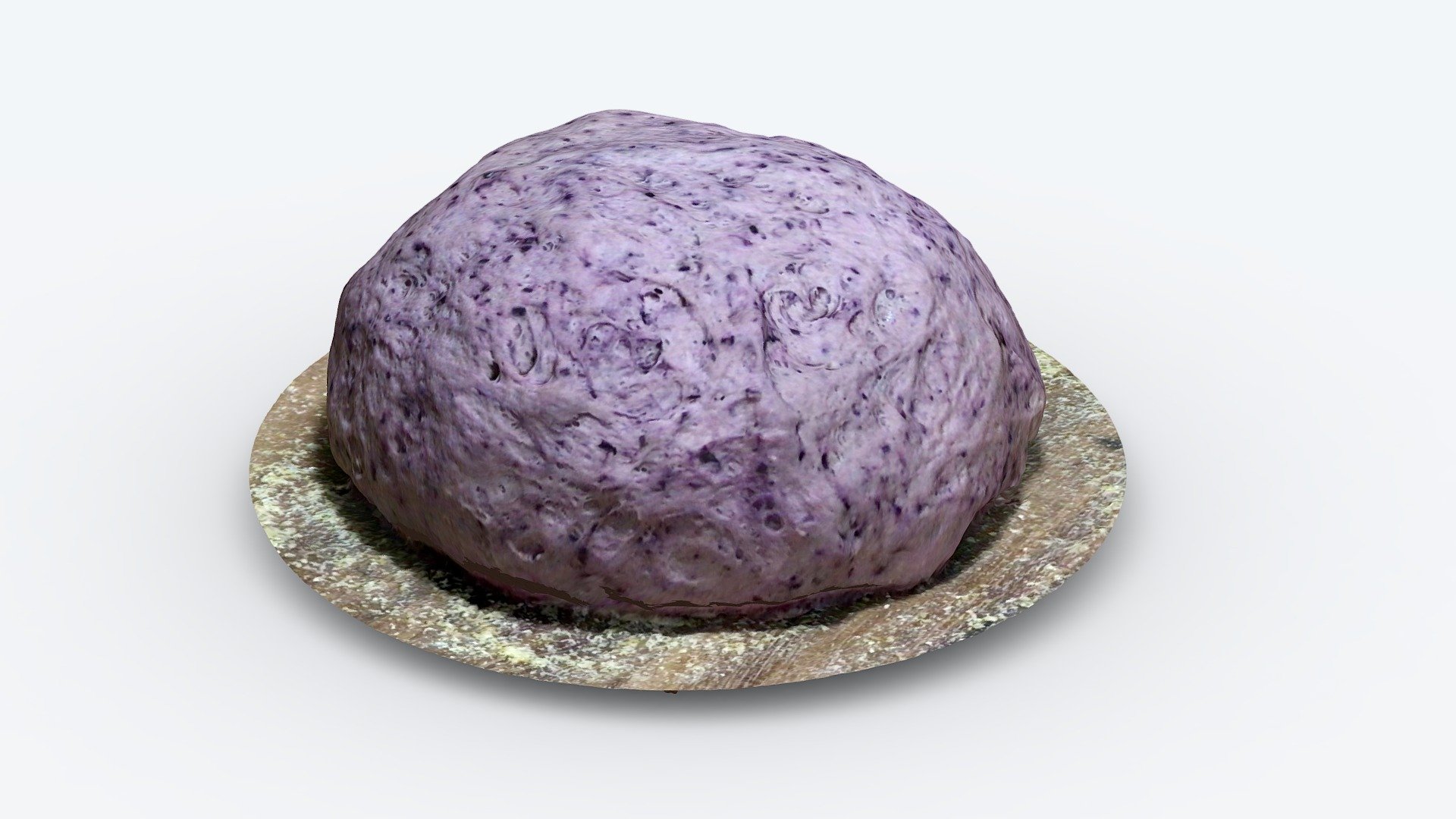 Blueberry Bread Dough