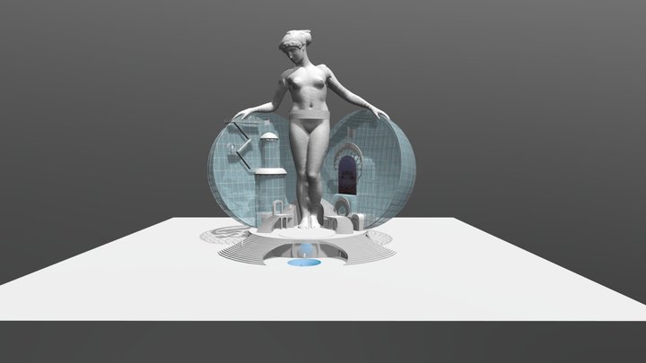 Pavillon Venus Export Rough blocking 3D Model