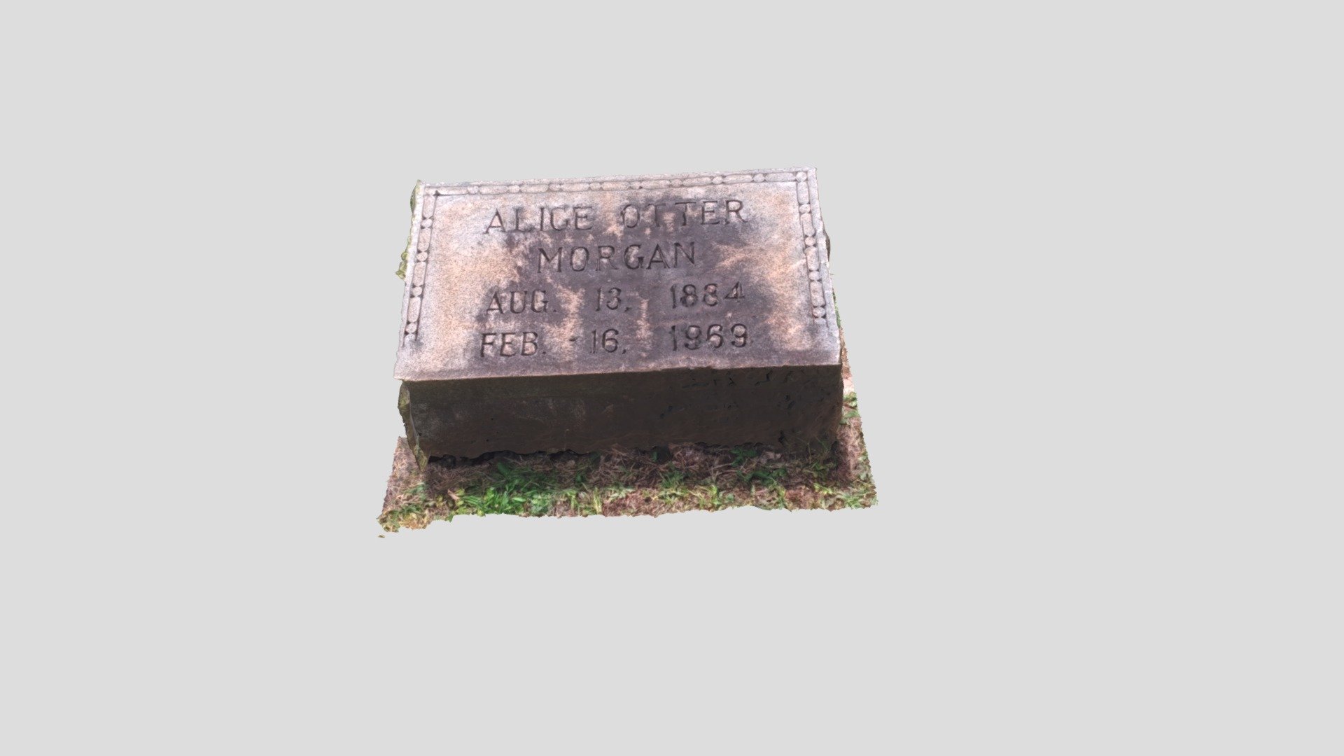 Alice Morgan Headstone