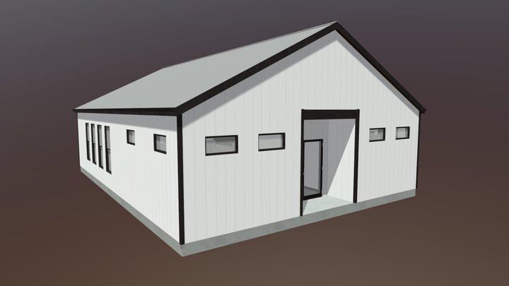 Farmhouse Fitness Center 3D Model