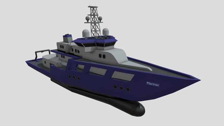 Research Vessel "Mariner" 3D Model