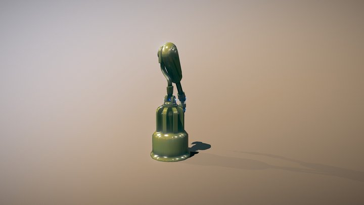 Industrial Assembly Arm [Animated] 3D Model