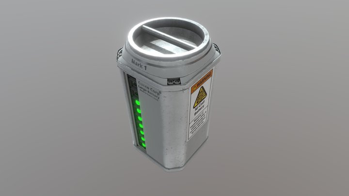 SM Large Battery Sketch 3D Model