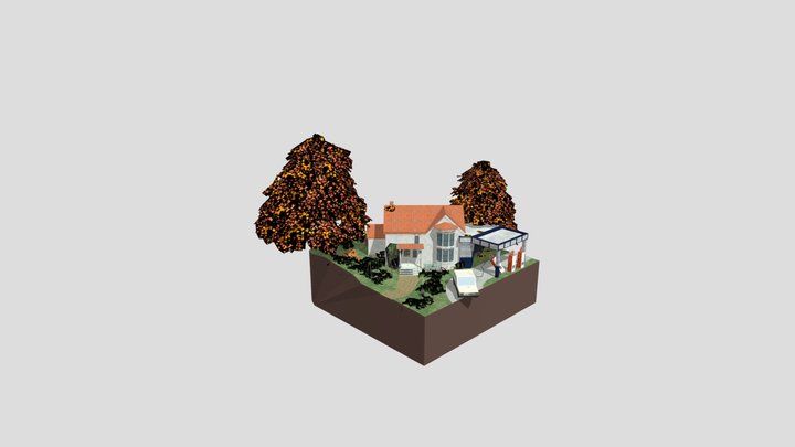DAE Diorama - Grandmas House 3D Model