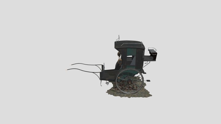 AC_ Syndicate_carriage_02 3D Model