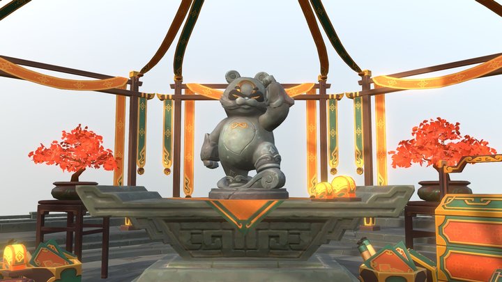 Guoba Statue (Genshin Impact 2.1) 3D Model