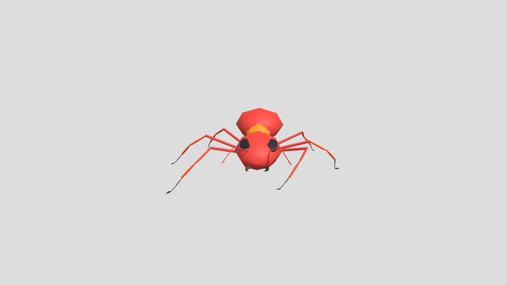 狗蝦洗臉 3D Model