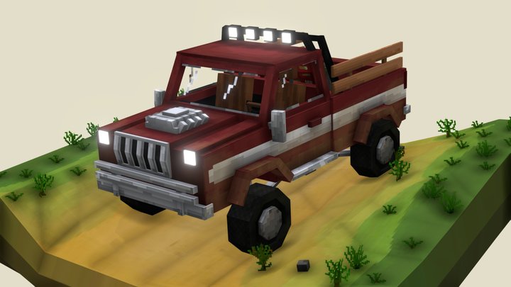 pick up truck 3D Model